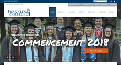 Desktop Screenshot of franklincollege.edu
